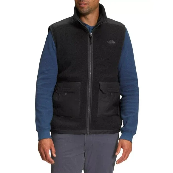 The North Face Royal Arch Men's Size Large Black Quilted Vest New - Picture 1 of 5